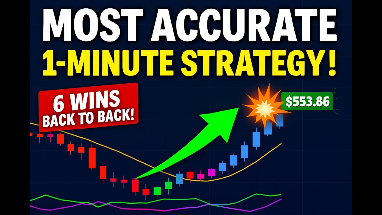 Most Accurate Pocket Option 1-Minute Strategy Using EMA 20 + Vortex | Easy & Powerful 💥