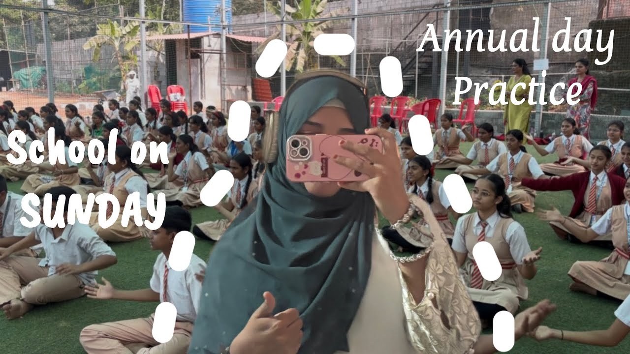 GRWM for School on Sunday 📚✨ | Annual Day Practice Vlog | Teacher Life ❤️