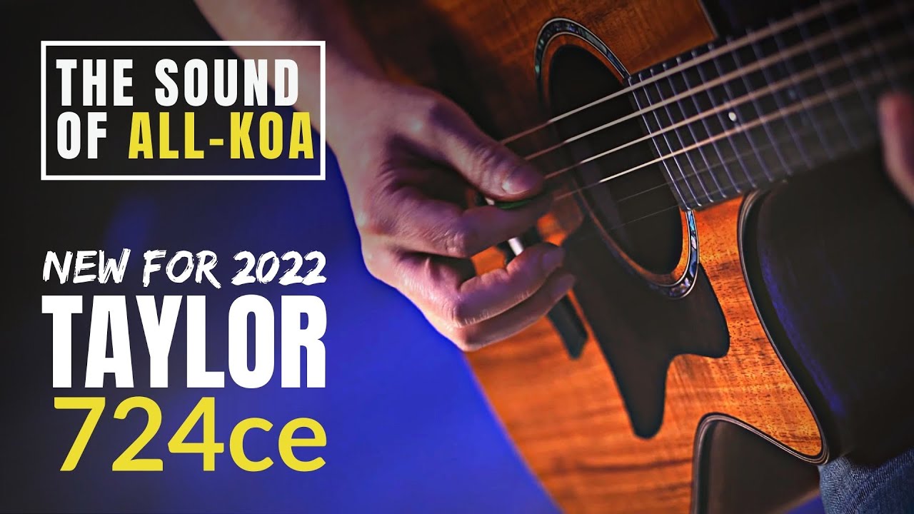 Taylor 724ce All-Koa Acoustic Guitar - Alberto Lombardi plays 