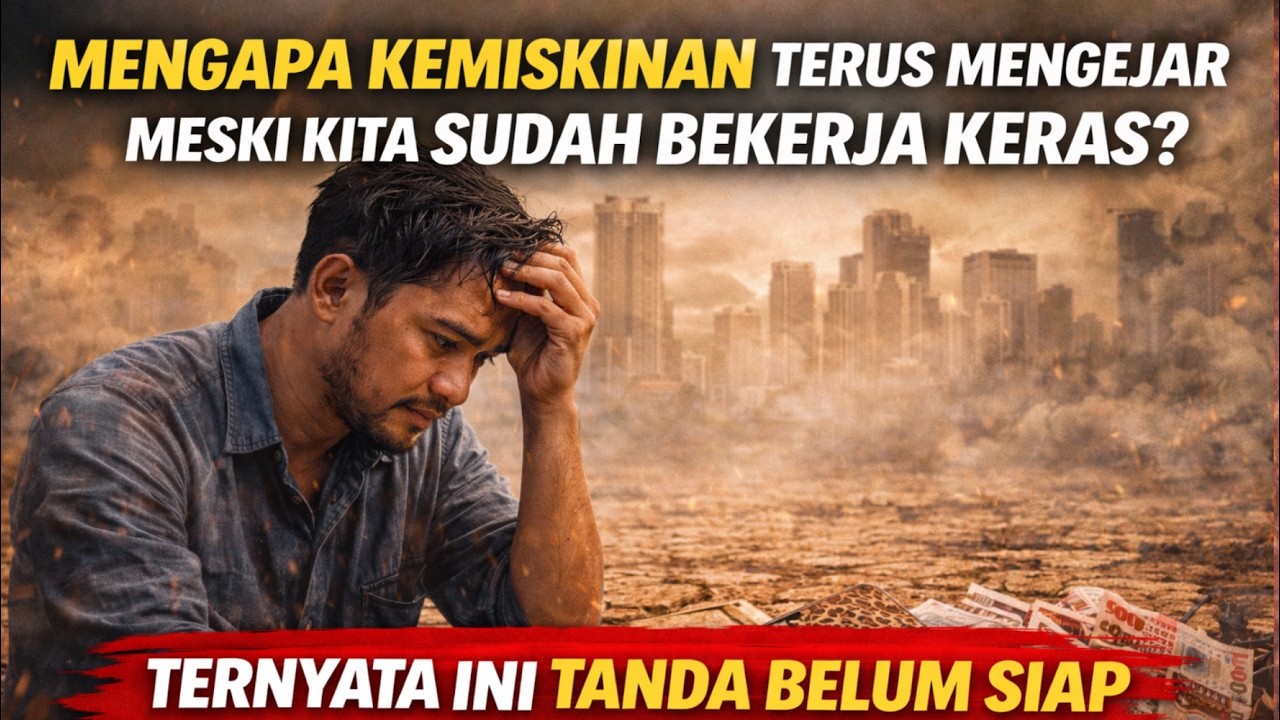 MENGAPA KEMISKINAN TERUS MENGEJAR MESKI KITA SUDAH BEKERJA KERAS? TERNYATA INI TANDA BELUM SIAP