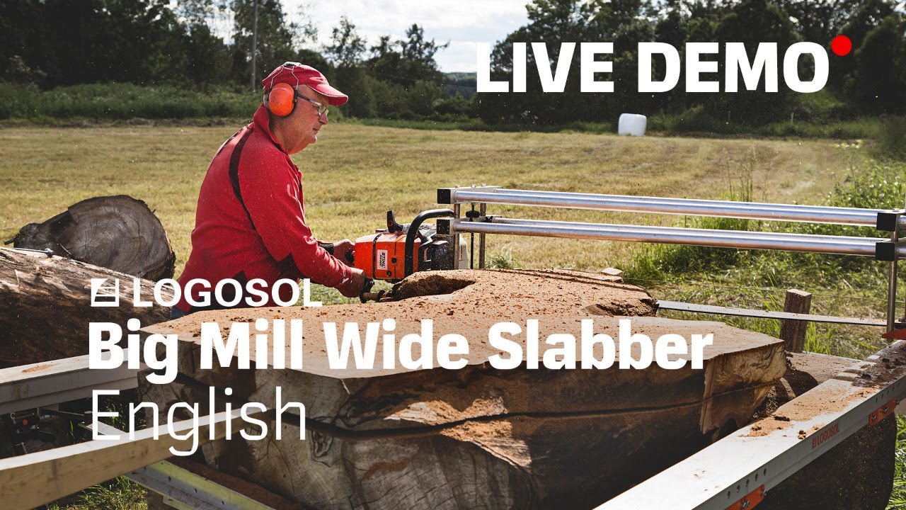 LOGOSOL | Демонстрация в реальном времени — Big Mill Wide Slabber