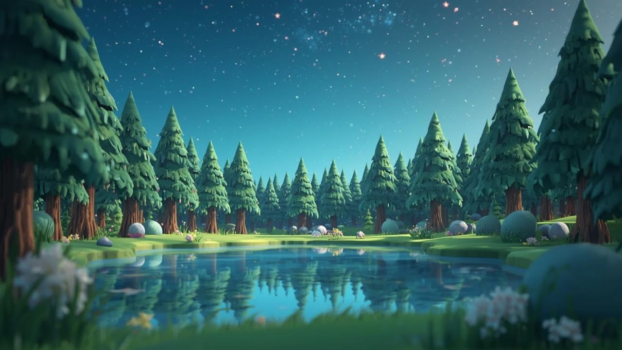 寶寶音樂🌲森林微風｜寶寶晚安歌曲 🍃👶｜溫柔人聲哄睡｜睡前安撫音樂