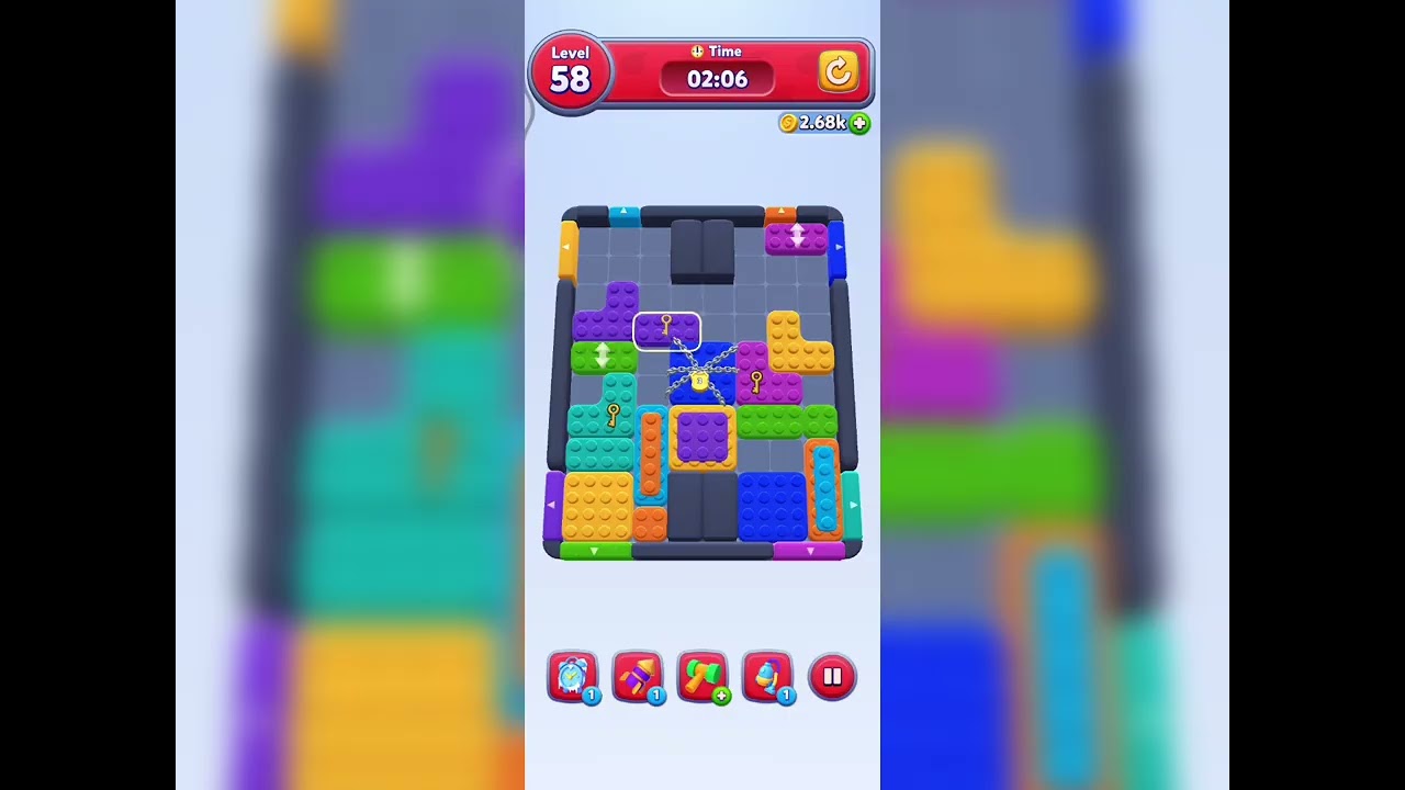 Color Block Jam Level 56 57 58 59 60 Walkthrough