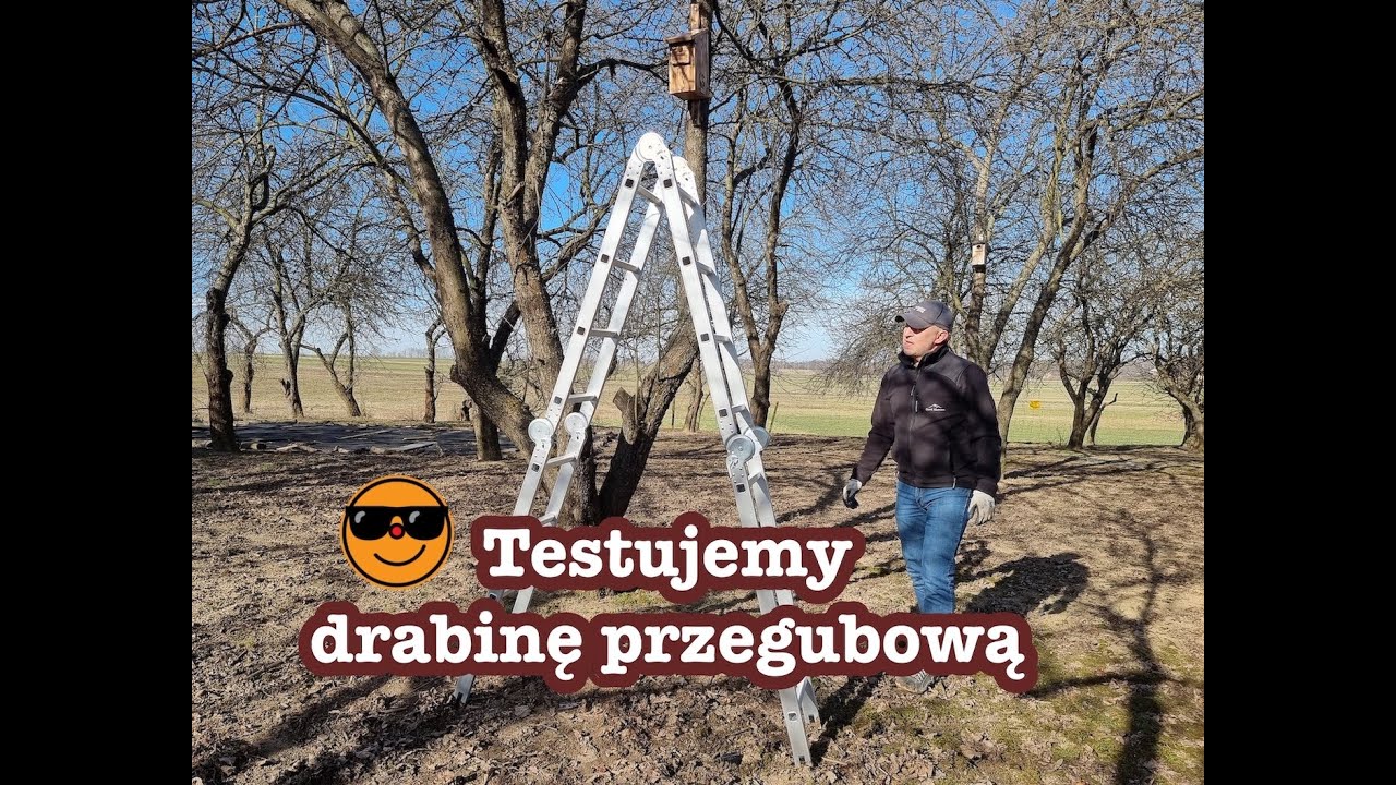 Drabina składana, modułowa, przegubowa w ogrodzie - testujemy jak się sprawdzi