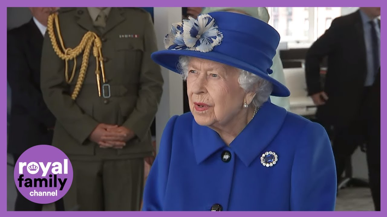 The Queen and Princess Anne Visit Satellite Centre in Glasgow