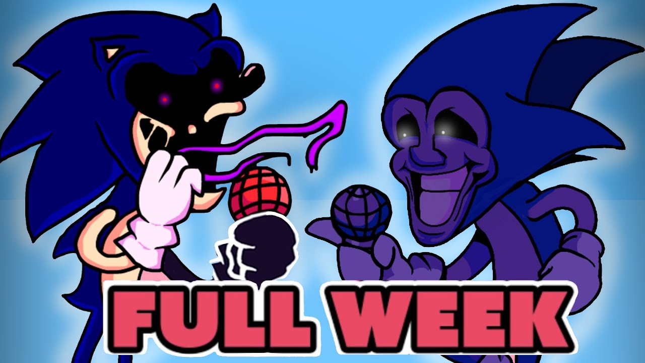 FRIDAY NIGHT FUNKIN Sonic Exe VS Evil boyfriend FULL WEEK