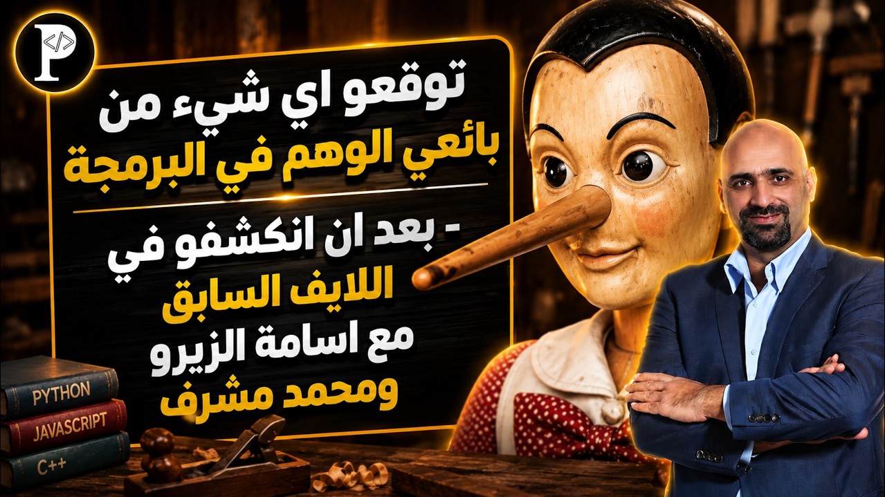 توقعو اي شيئ من بائعي الوهم في البرمجة بعد ان انكشفو في اللايف السابق مع اسامه الزيرو ومحمد مشرف