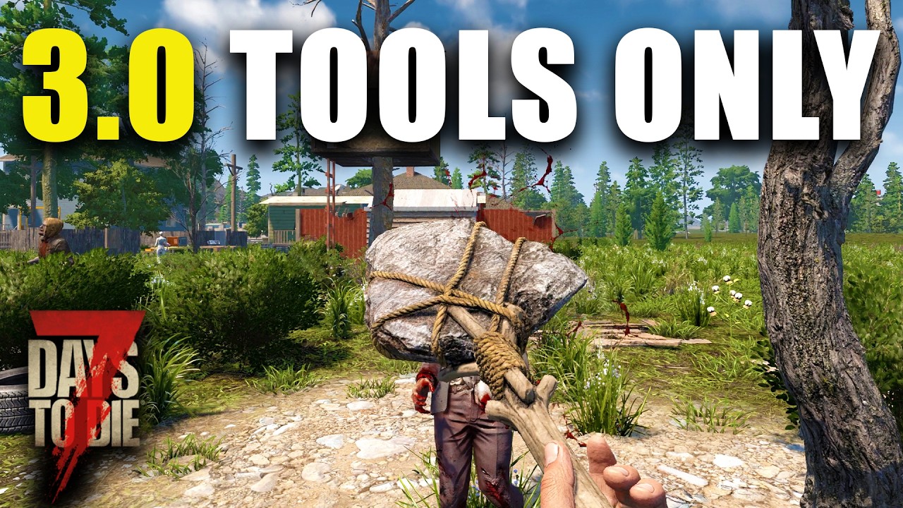 СУПЕР Лопата с низким расходом выносливости &mdash; 7 Days To Die 3.0 &mdash; (Только инструменты и Макс. поп...