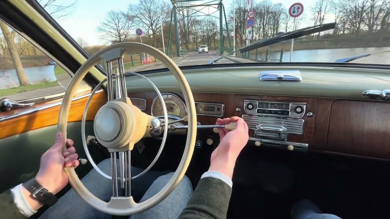 Cold start and driving a BMW 502 V8 Cabriolet by Baur | Cool Classic Club