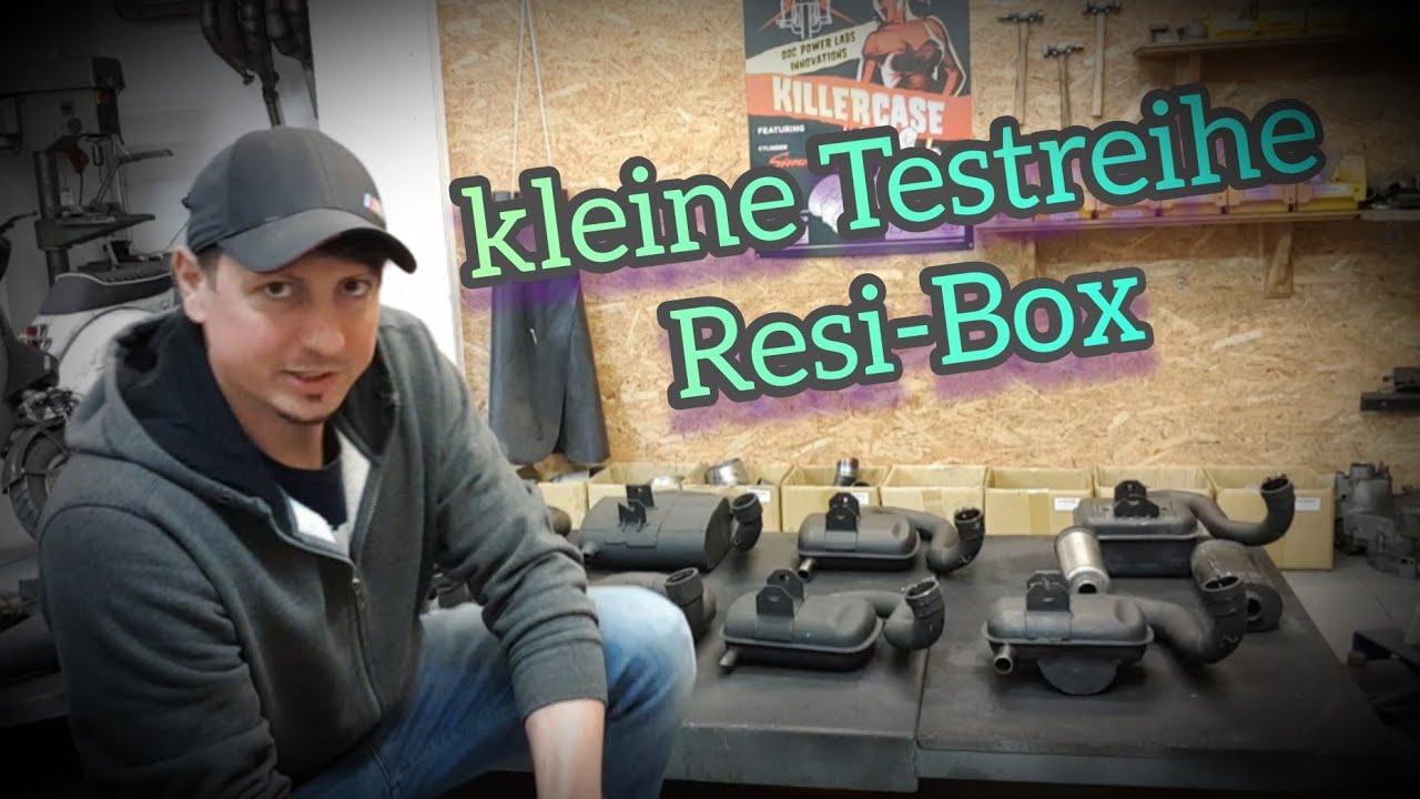 Kleiner Einblick über die Resi-Box mit einer Testreihe, Aufbau, Lautsärke, Leistung......