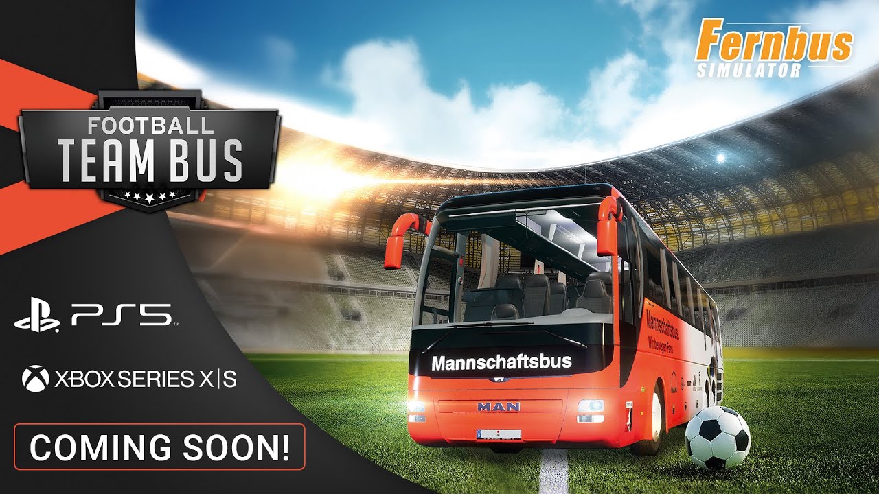 🚌El DLC de Football Team Bus saldrá Próximamente para Fernbus en Consolas!🚌 PS5 y Xbox Series X/S🚌