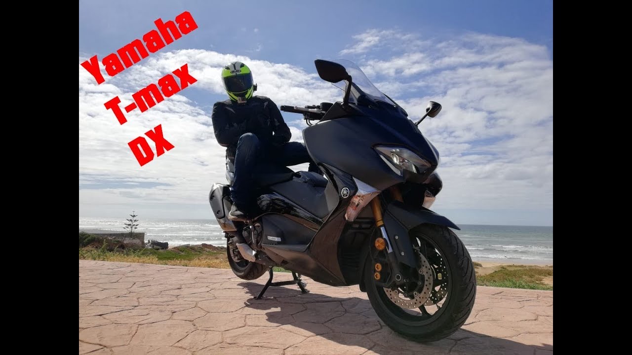 Test ride Yamaha T-max DX 2018 .