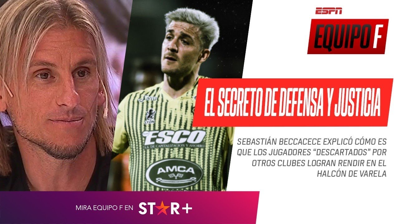 ¿CUÁL ES EL SECRETO DE #DEFENSAYJUSTICIA? Sebastián #Beccacece lo explicó en #ESPNEquipoF