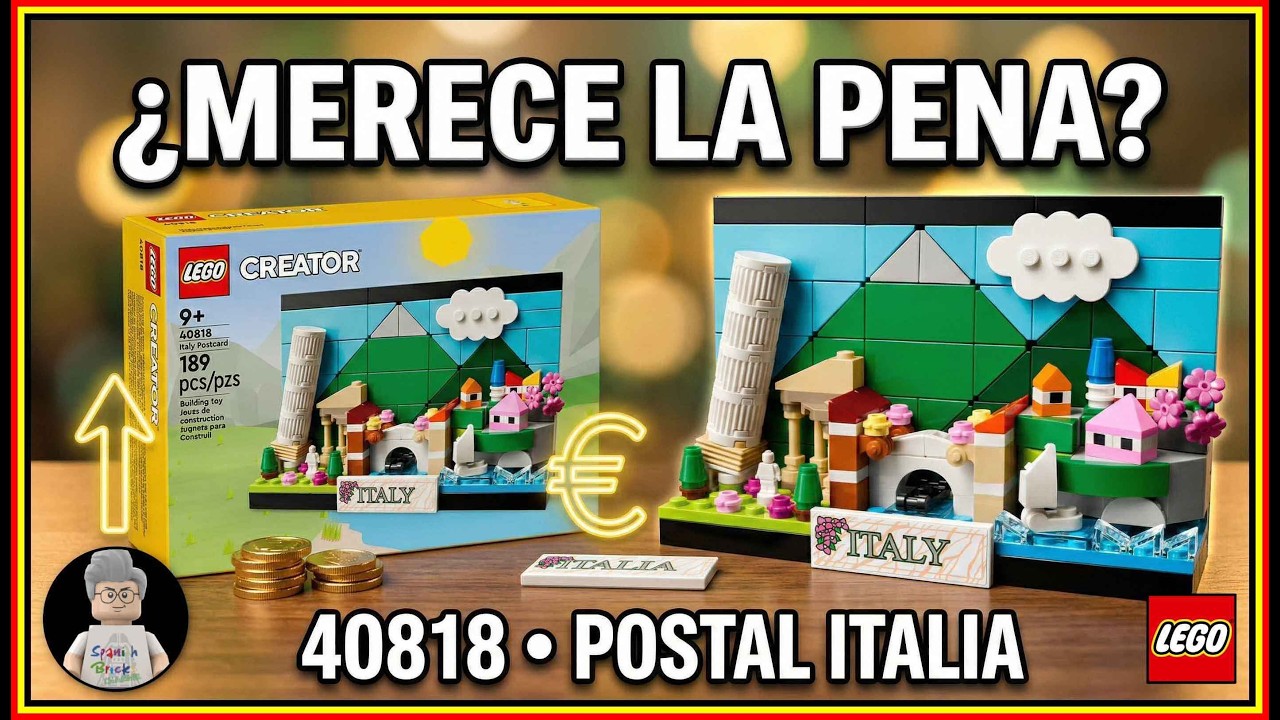 LEGO 40818 Postal de Italia 🇮🇹 El set de 15€ que puede sorprenderte… ¿Comprar o pasar?