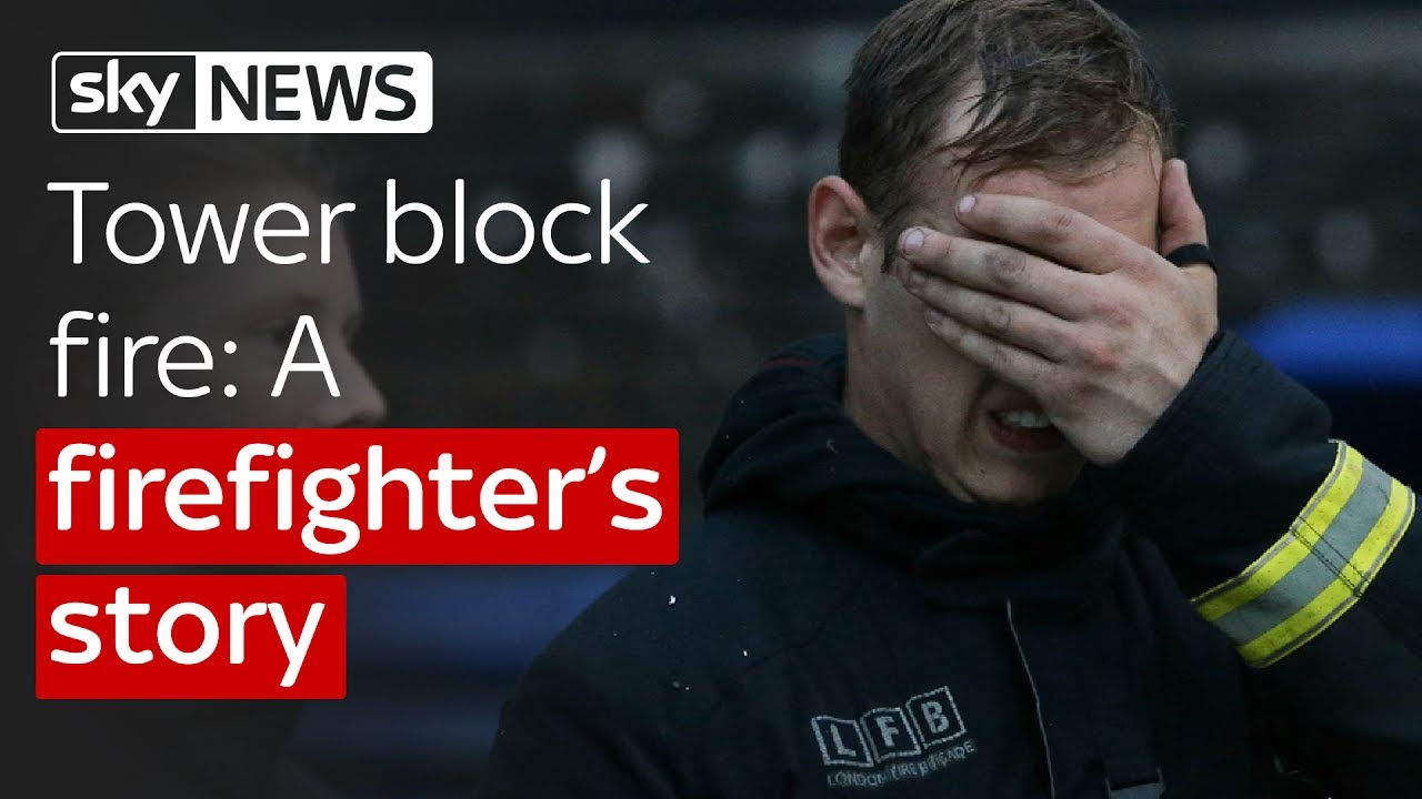 Tower block fire: The firefighter's story
