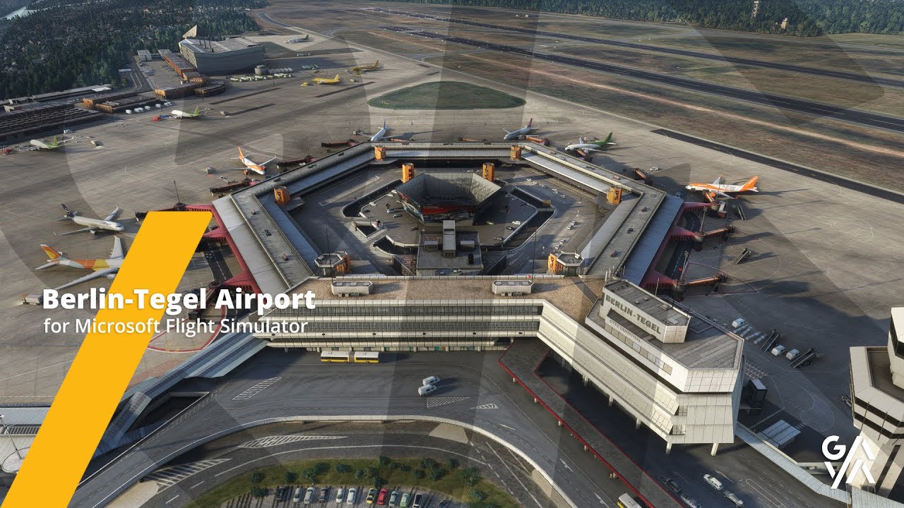 Trailer: Berlin-Tegel Airport for Microsoft Flight Simulator 2020 | Gaya Simulations