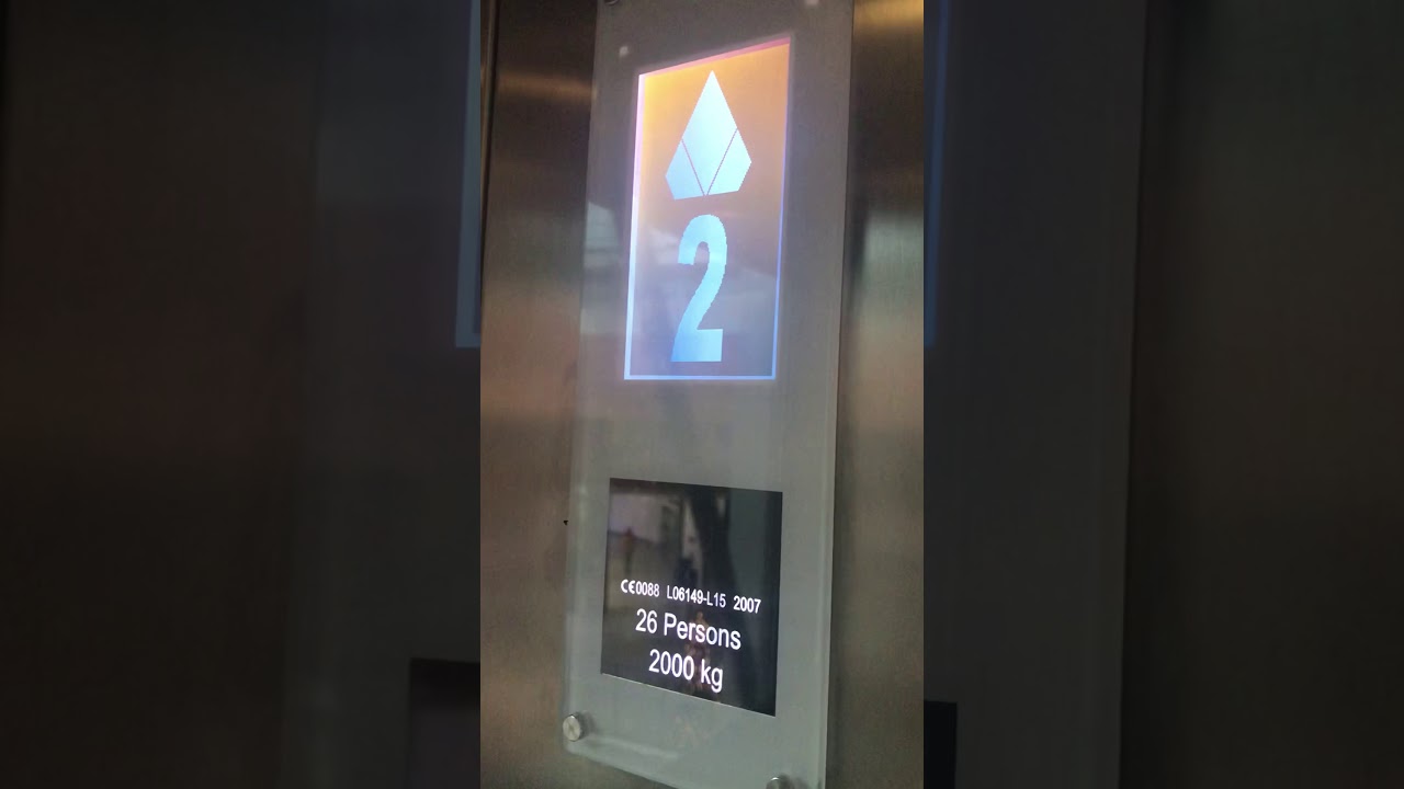 Kone EcoDisc Elevator At The Victoria Square Belfast