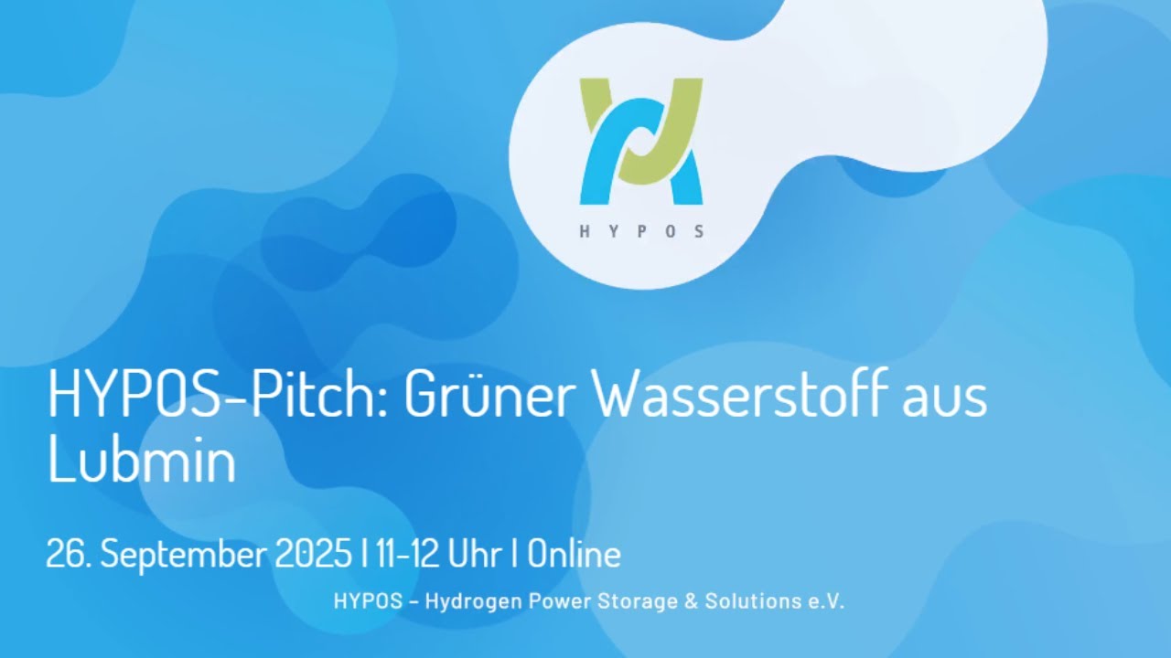 HYPOS Pitch mit GP JOULE und PtX Development: Grüner Wasserstoff aus Lubmin