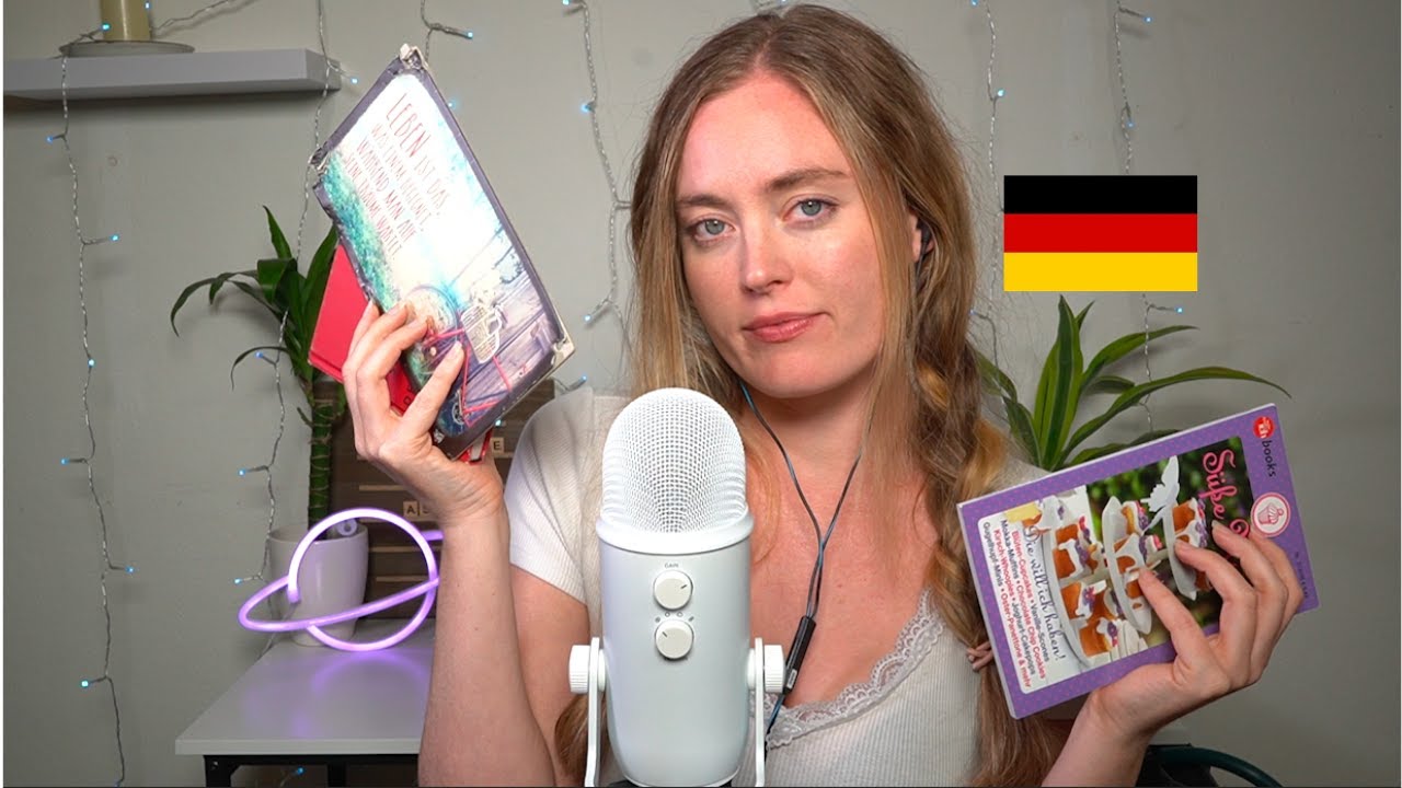 [ASMR Deutsch] Whispering Reading German WW2 Manual for Soldiers and German Baking Cookbook 💤