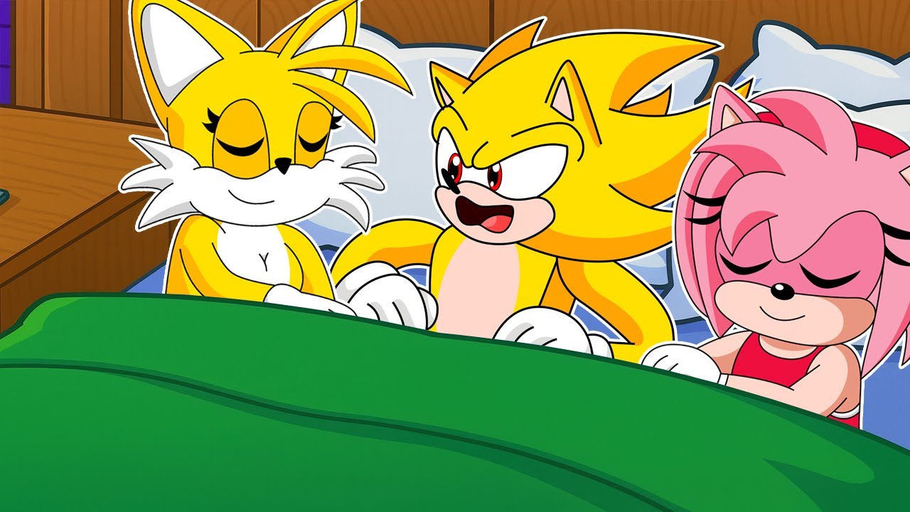 ¡AMY y TAILS DUERMEN JUNTO a SONIC EN ROBLOX! 😱🙊 NUESTRA PRIMERA NOCHE JUNTOS 😳 SONIC en ROBLOX
