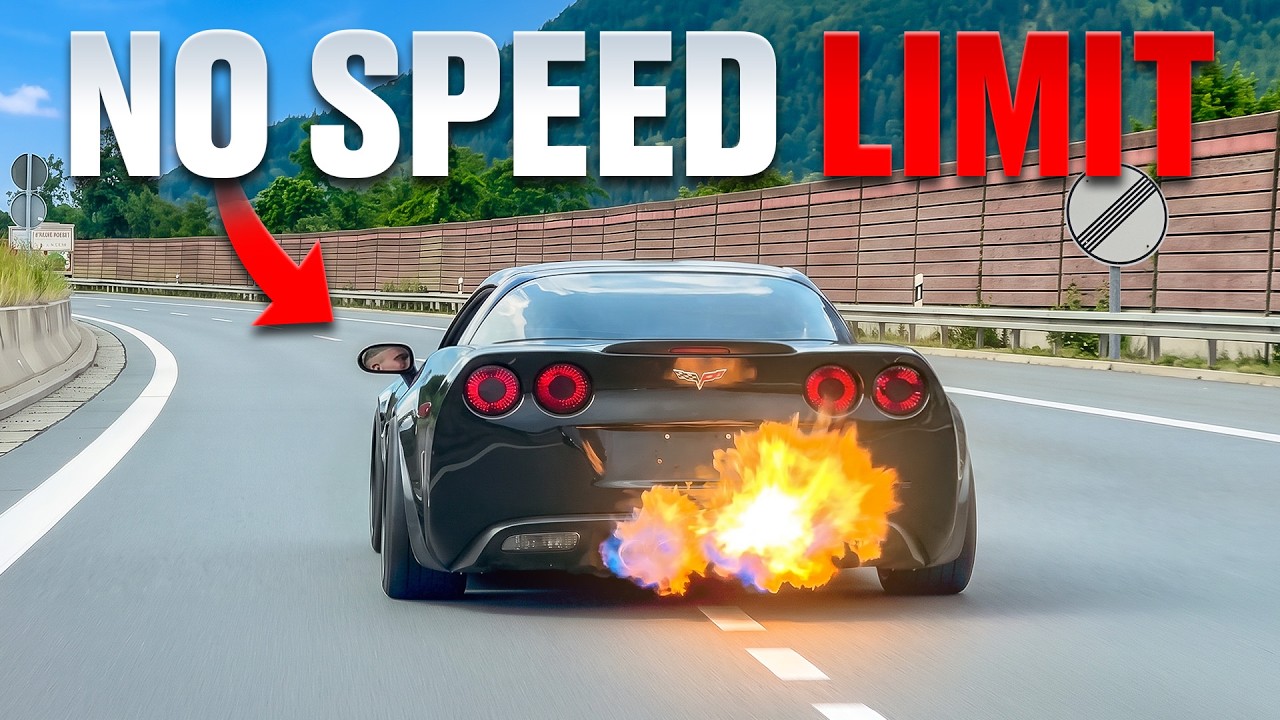 CORVETTE C6 Z06 FROM HELL TERRORIZING GERMAN AUTOBAHN! (300+KMH)