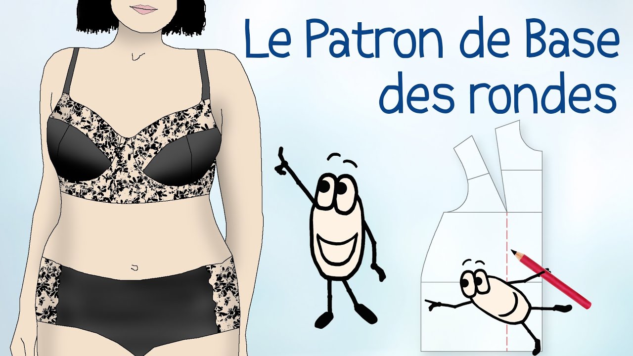 Le Patron de base des rondes - Patron couture gratuit femme grande taille (HD)