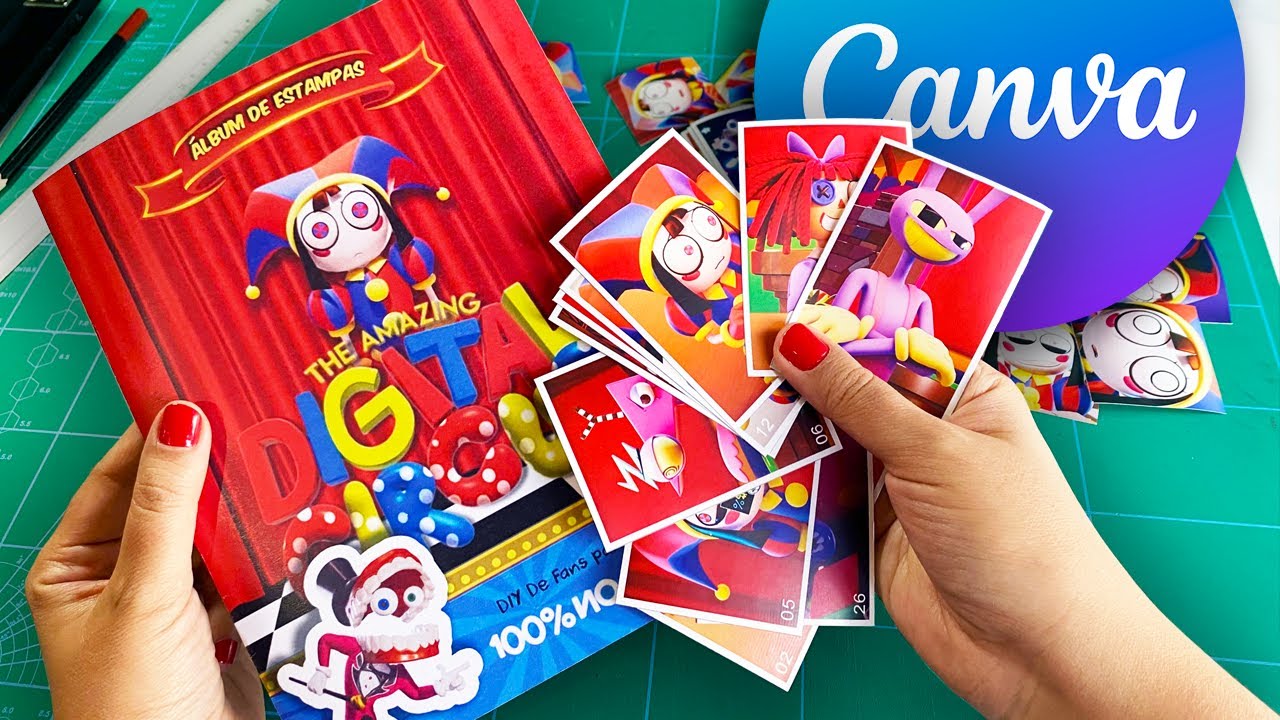 Haz un ÁLBUM con Estampas en CANVA 🎪 Fácil y GRATIS 🎭 El Fantástico Circo Digital #albumizar