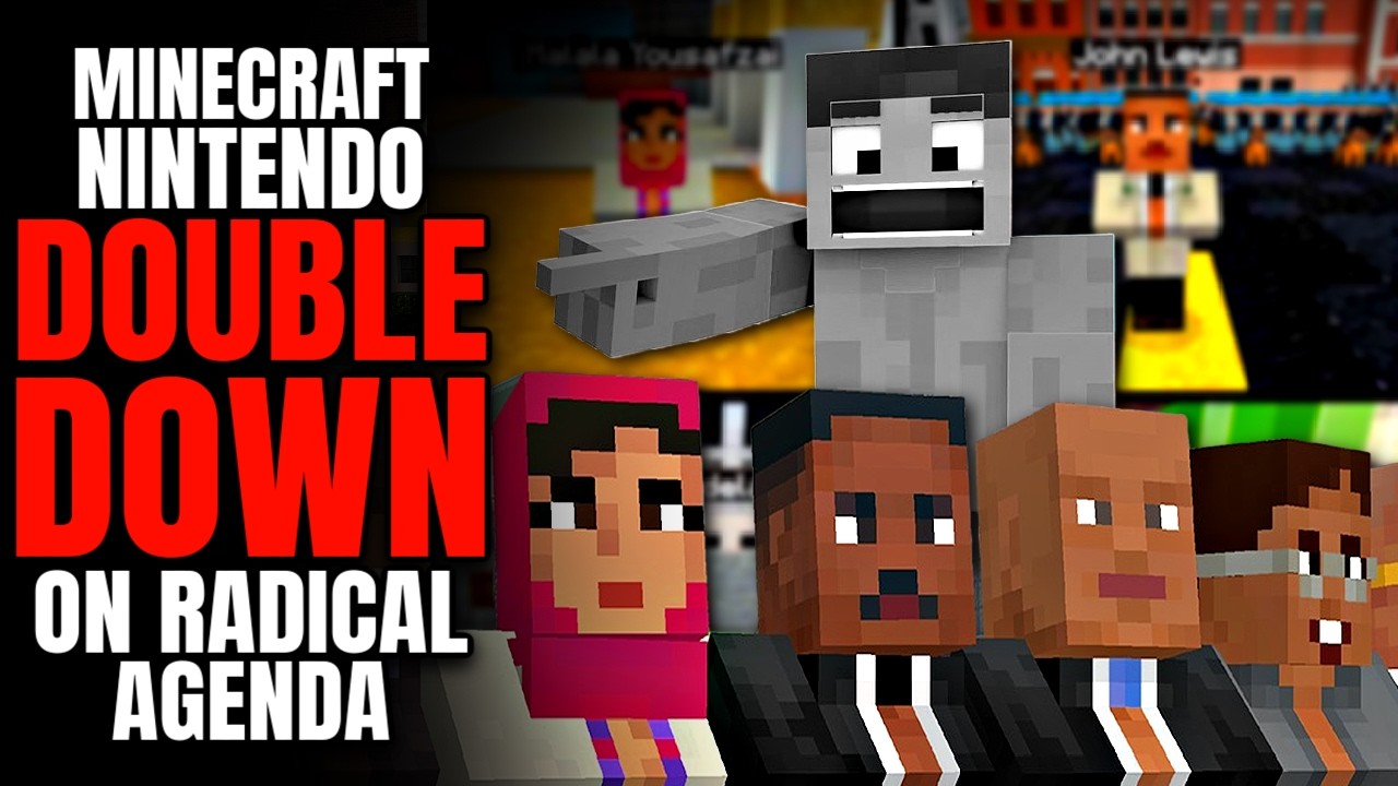 Nintendo and Minecraft Go ULTRA WOKE! Triple A Video Games Double Down on Radical Kiddo Agenda!