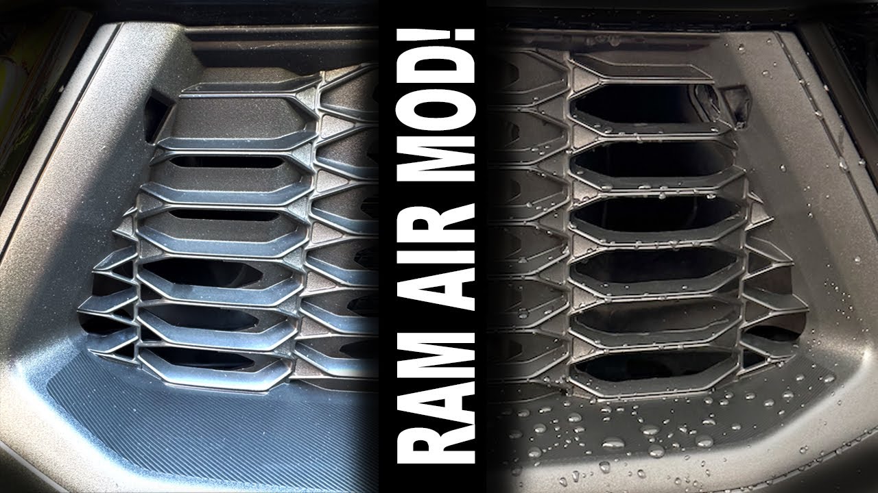 Ecoboost Mustang RAM AIR MOD - FREE HP with LESS Heat Soak!