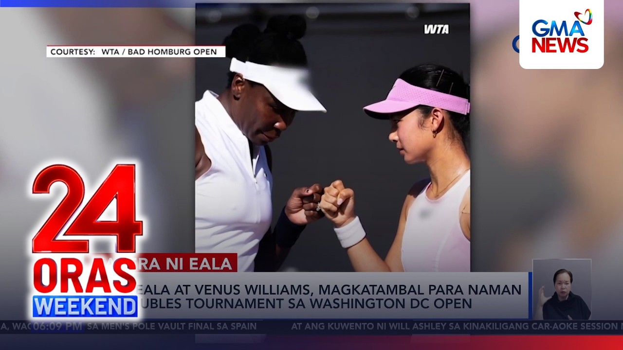 Алекс Эала и Винус Уильямс выступят в паре на Washington DC Open | 24 Oras Weekend