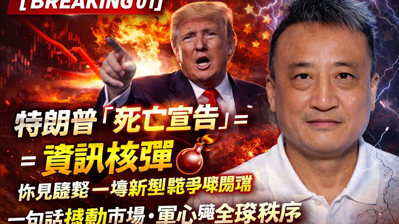 [Breaking 01]特朗普「死亡宣告」＝資訊核彈❗️一場新型戰爭嘅開端 ⋯星期一港、歐美股市將被撼動成怎樣❓｜1 Mar2026