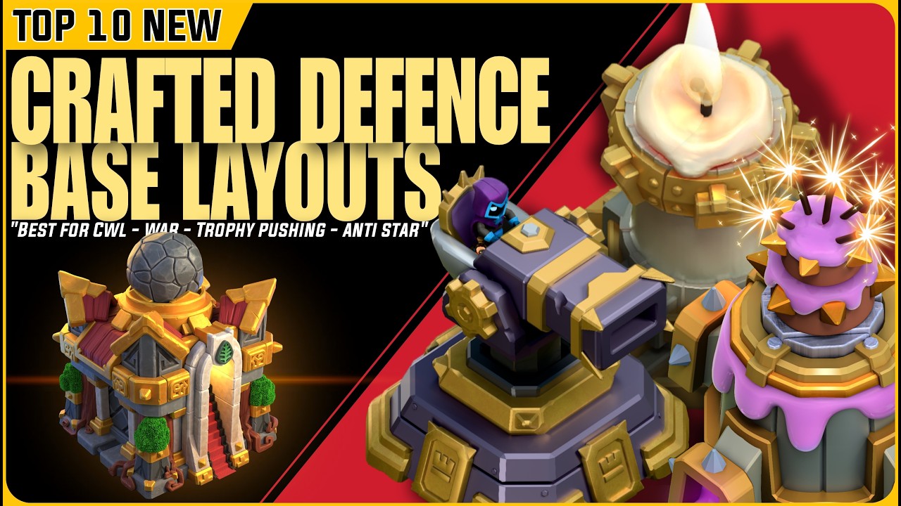 Th16 Most Powerful Top 10 Base Layouts | Th16 Best Base Layouts | Best Th16 base Layouts | Th16 Base