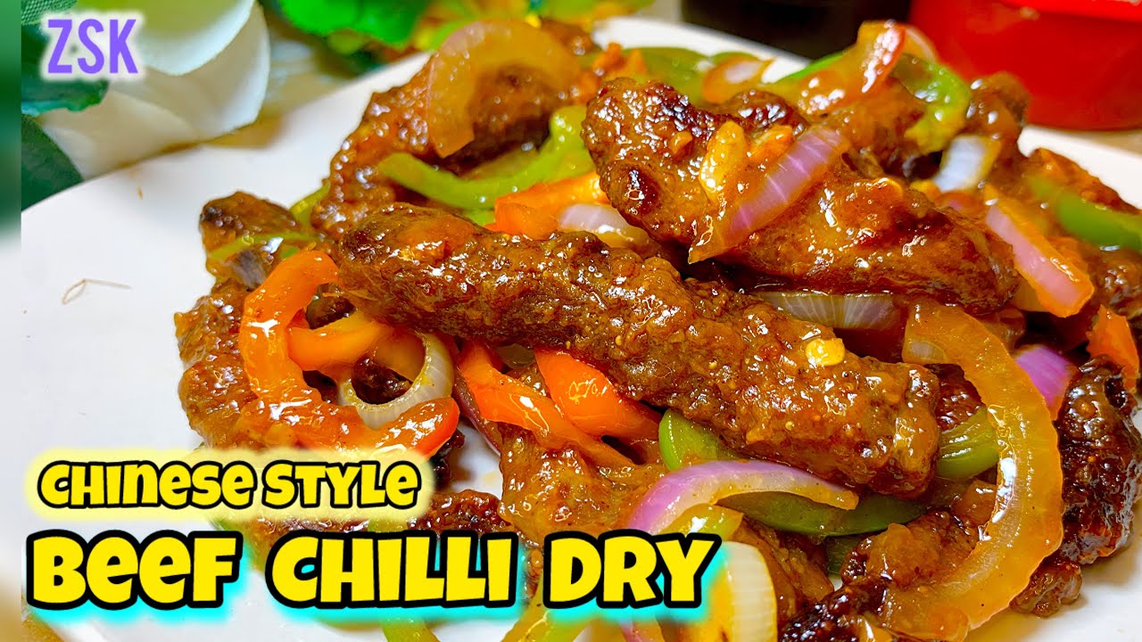 Stir Fry Beef Chilli Dry Recipe | Beef Chilli Recipe |Quick Easy and Delicious Dry Beef Chilli