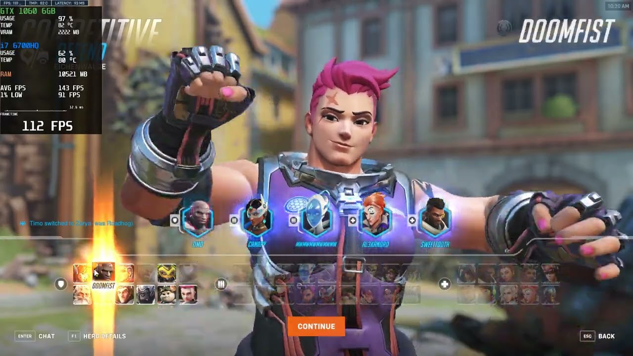 Overwatch 2 Full Match | 1080p Low Settings | GTX 1060 6GB Laptop