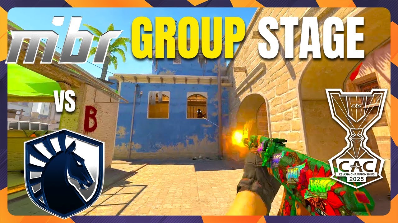 WINNER TO PLAYOFFS! Team Liquid vs MIBR - HIGHLIGHTS - CS Asia Championships 2025 | CS2