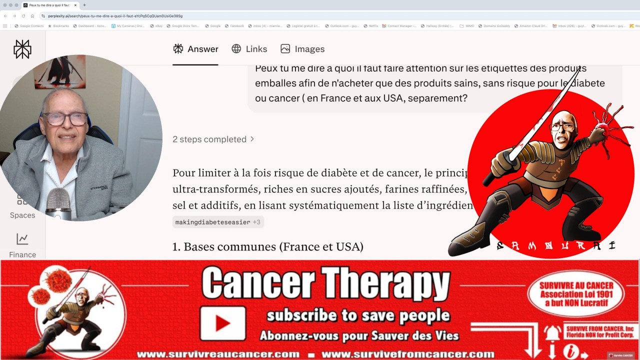Cancer et Diabete, que manger? Savoir lire les etiquettes! Ne vous laisser pas abuser ou tromper!