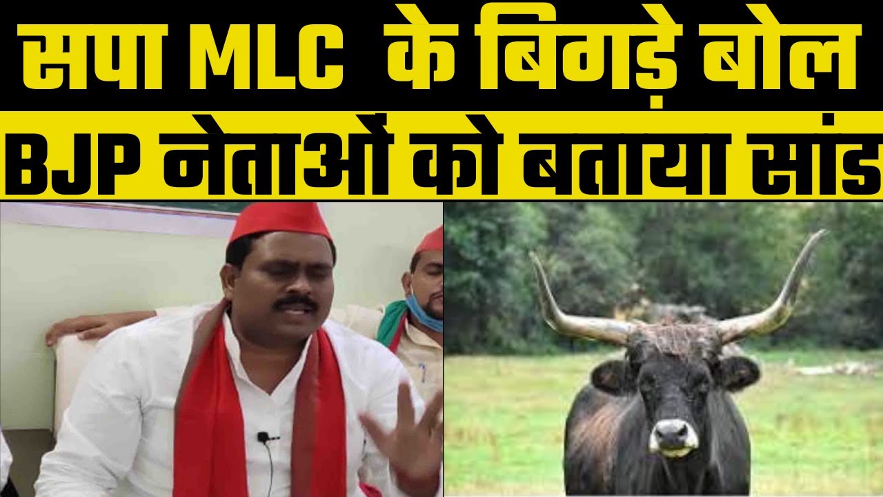 UP Assembly Election 2022: Samajwadi Party MLC Rajpal Kashyap compare BJP Leaders with bull