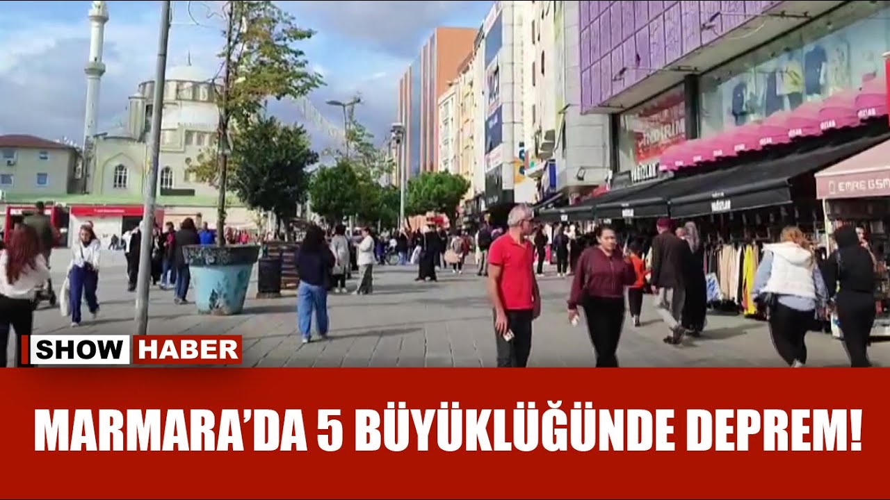 İstanbul'da deprem paniği!