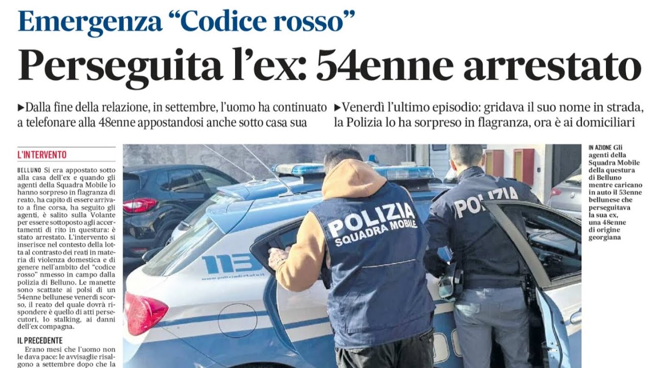 Stalking. Lasciato, la segue e si apposta per ore sotto casa: lei lo fa arrestare