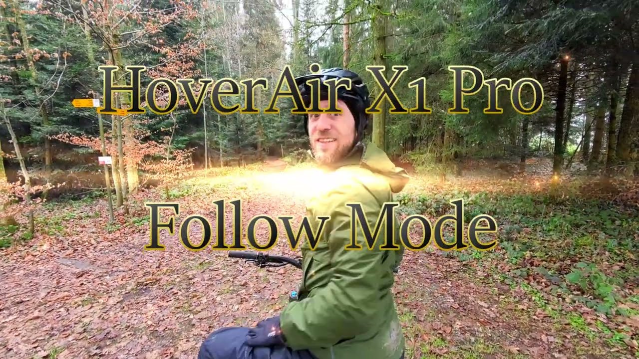 Тестирование HoverAir X1 Pro Hardcore MTB на узких домашних трассах.