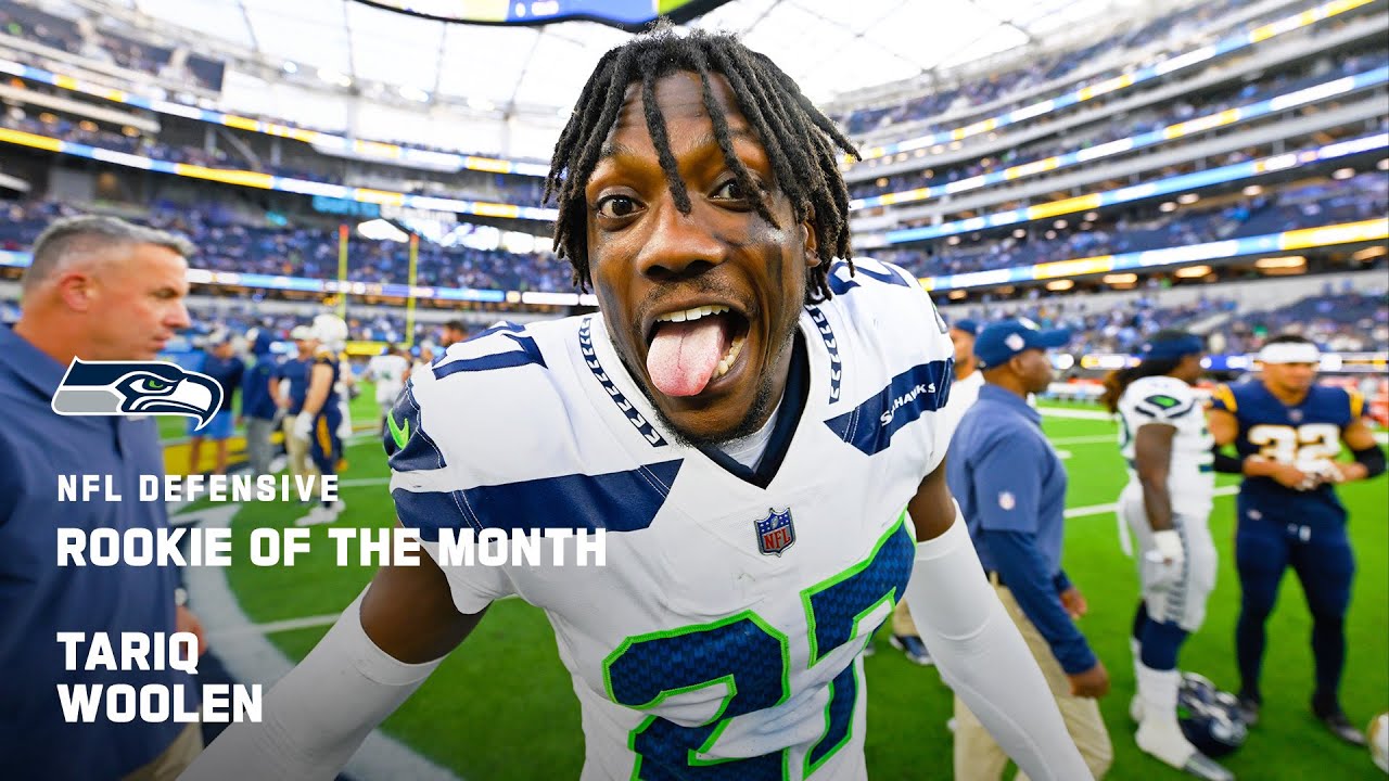 Best Plays of October From Defensive Rookie of the Month Tariq Woolen!