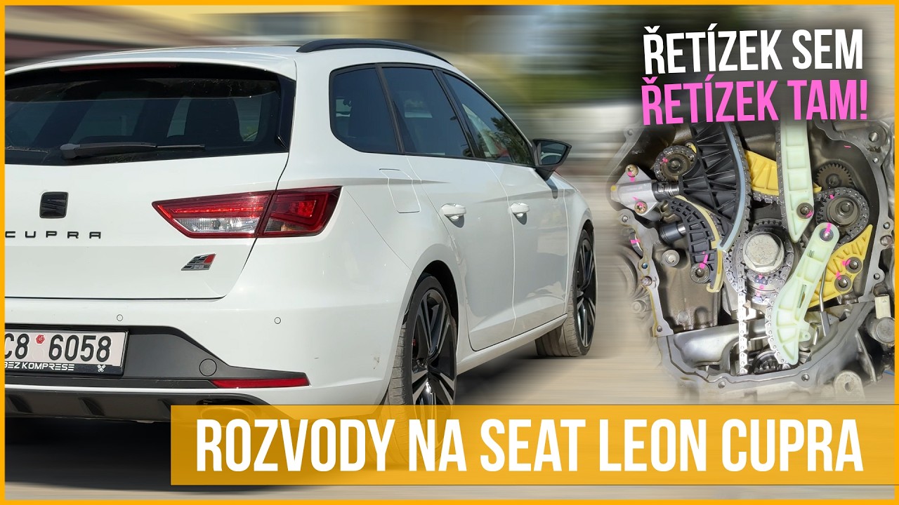 Domeček plný řetízků 🔧 Rozvody Seat Leon Cupra TSI 206KW #bezkomprese #cupra