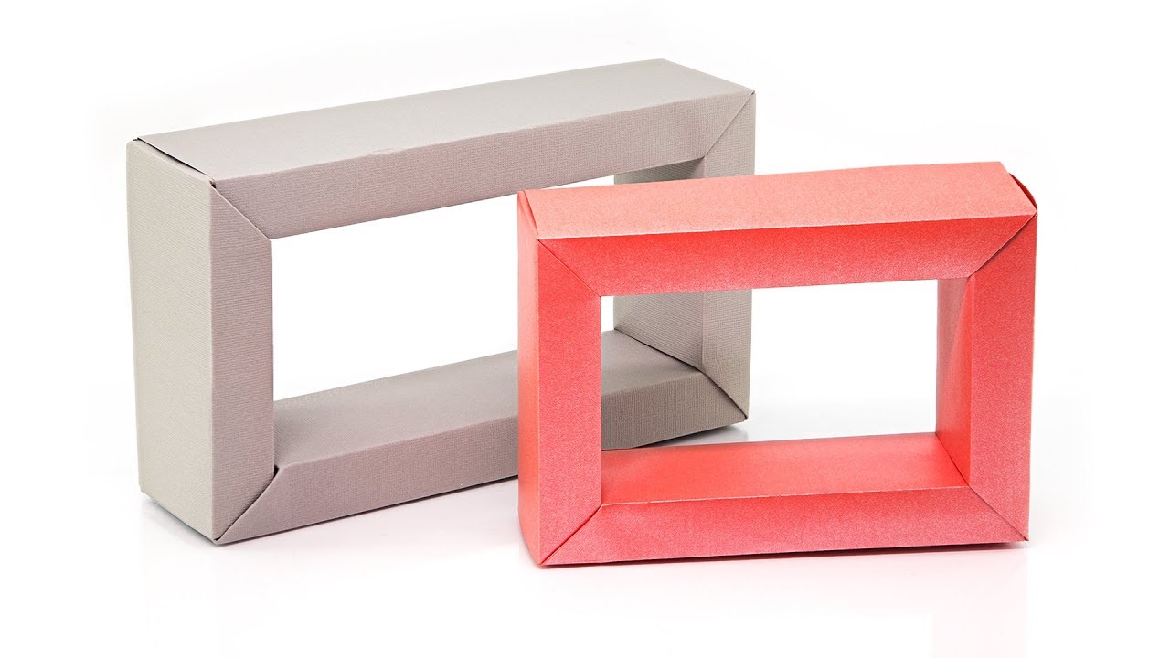 Origami Rectangular Photo Frame Tutorial - Paper Kawaii