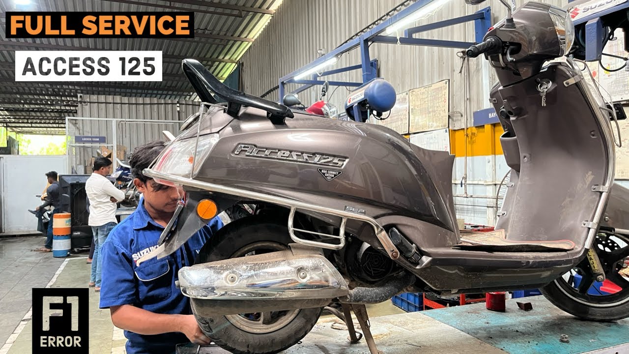 Access 125 Paid service / F1 error Full details 