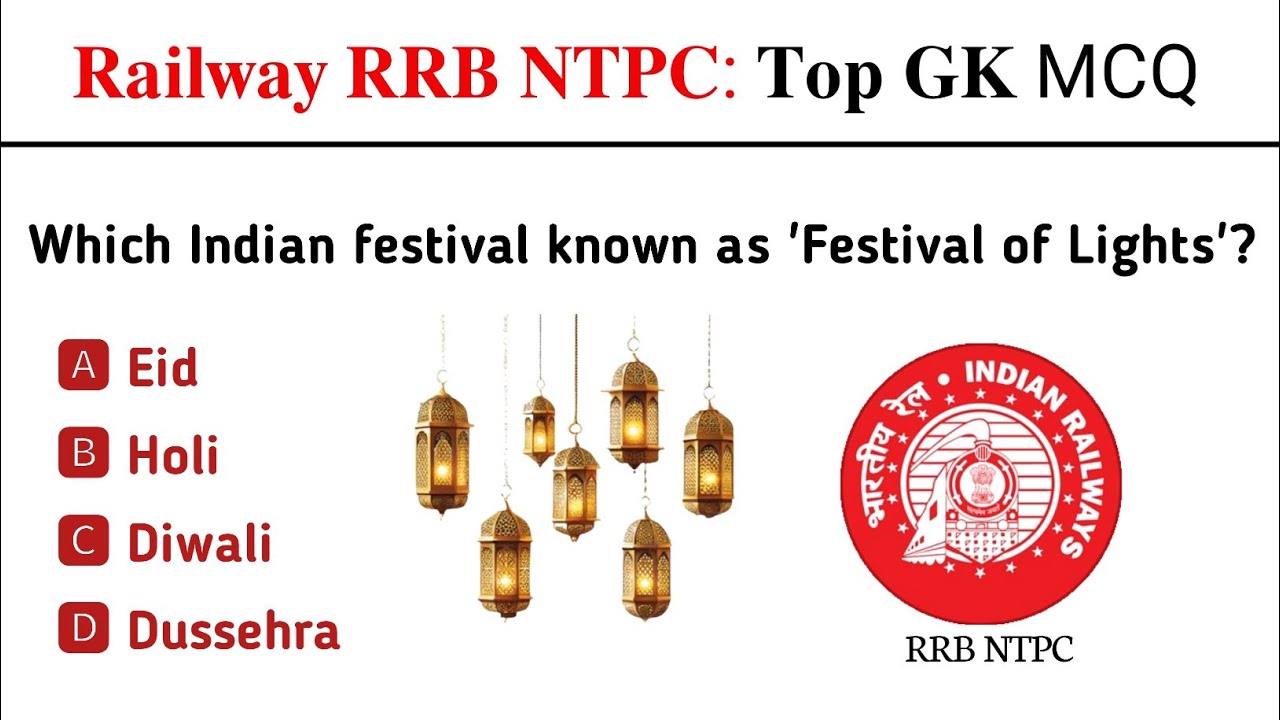 Railway RRB NTPC Exam | GK class for NTPC | Gk questions and answers | Gk quiz | GK GS