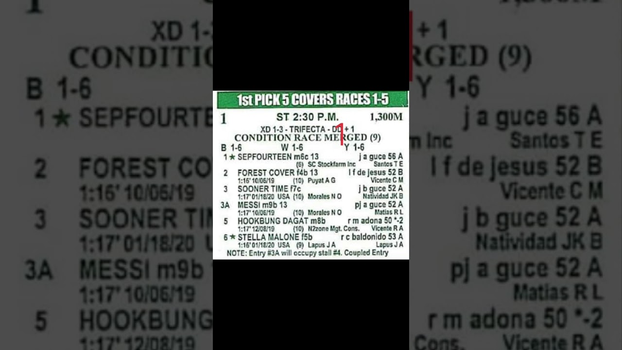 KARERA TIPS AND DIVIDENDAZO   FEB 9 2020  STA ANA PARK