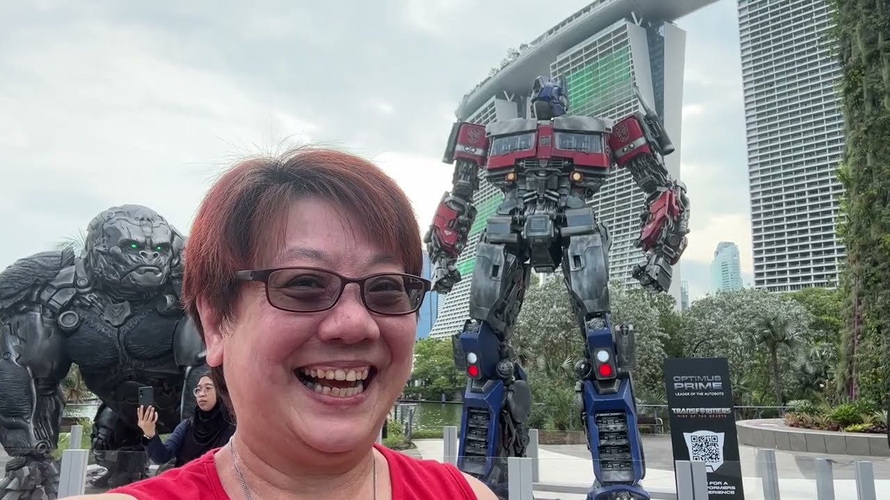 Transformers: Rise of The Beasts Statues World Tour at Gardens By The Bay 2023