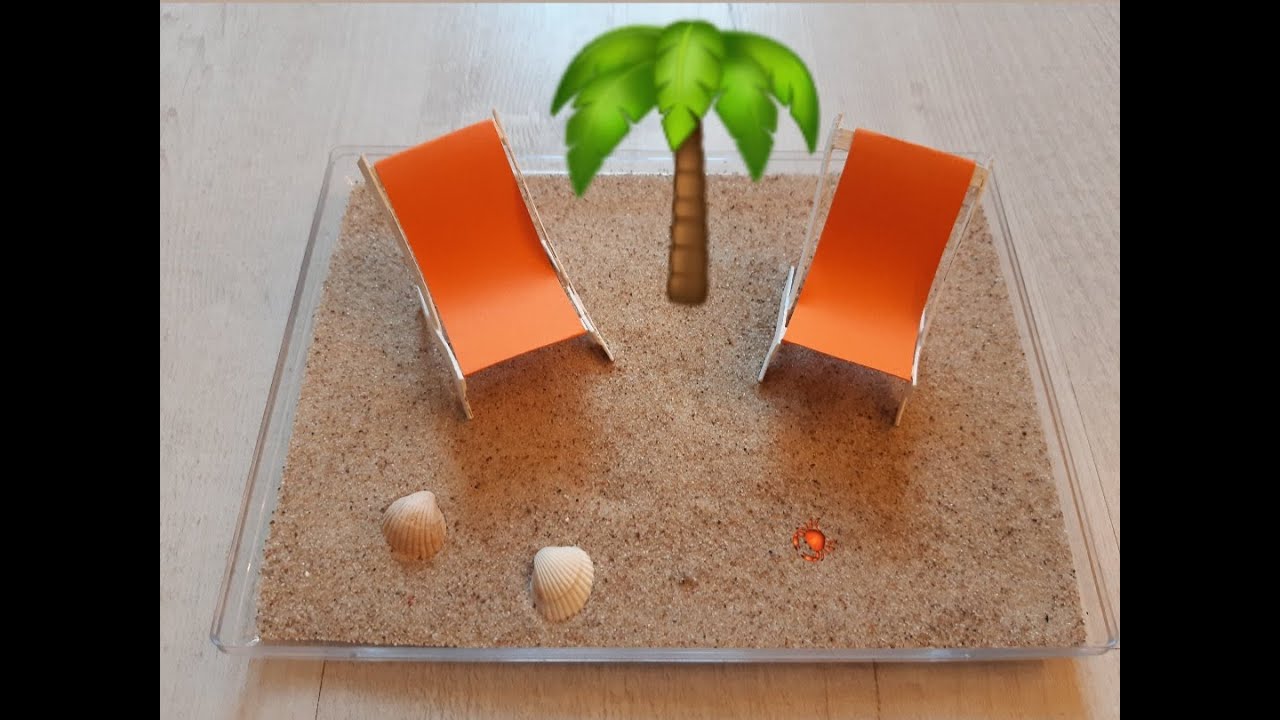 DIY sommerliche Deko / Liegestuhl