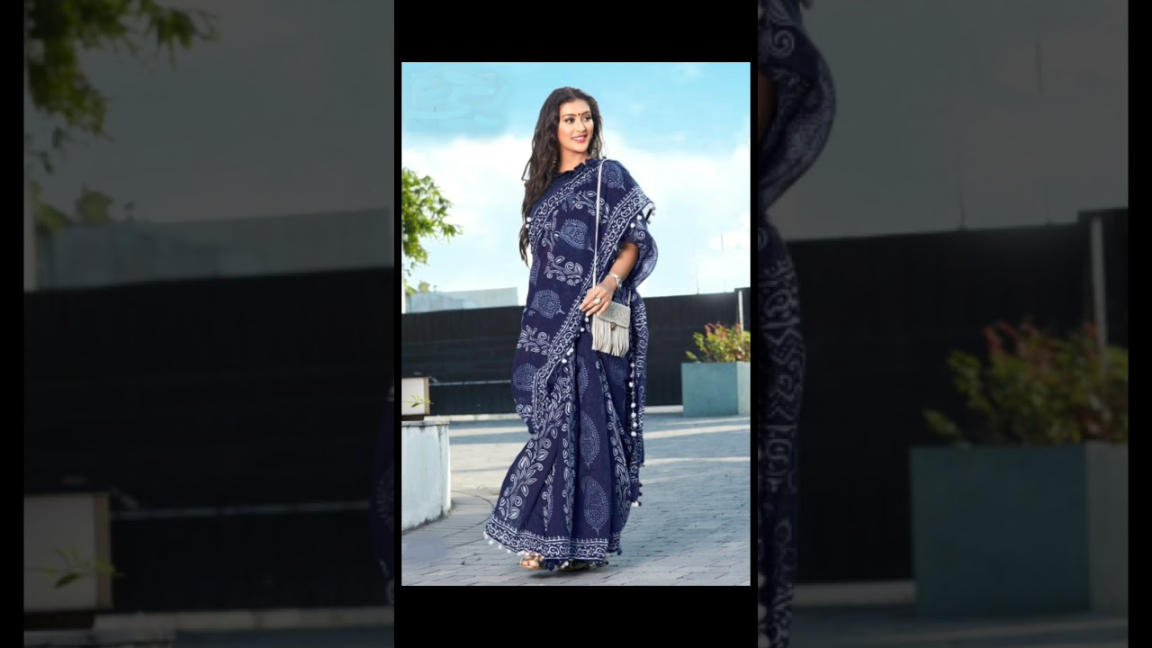 office wear saree | simple saree look