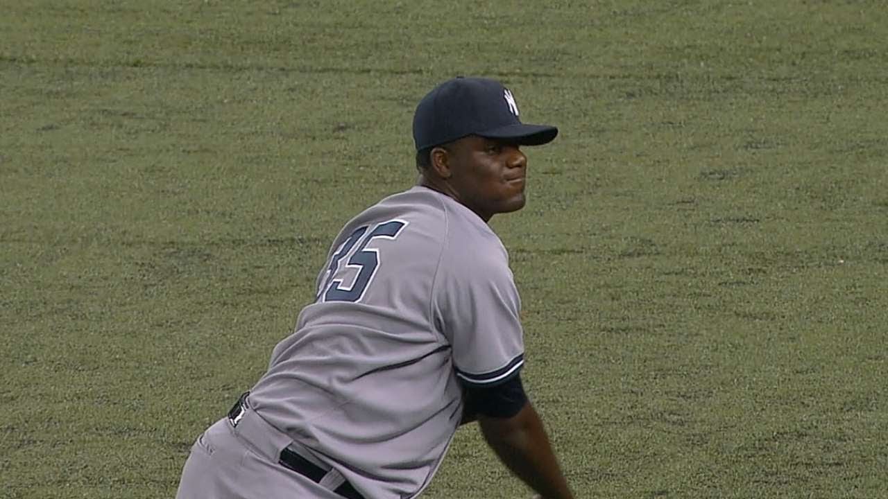 NYY@TOR: Pineda makes a strong Yankees debut